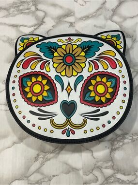 Mad Engine Sugar Skull Cat Crossbody
